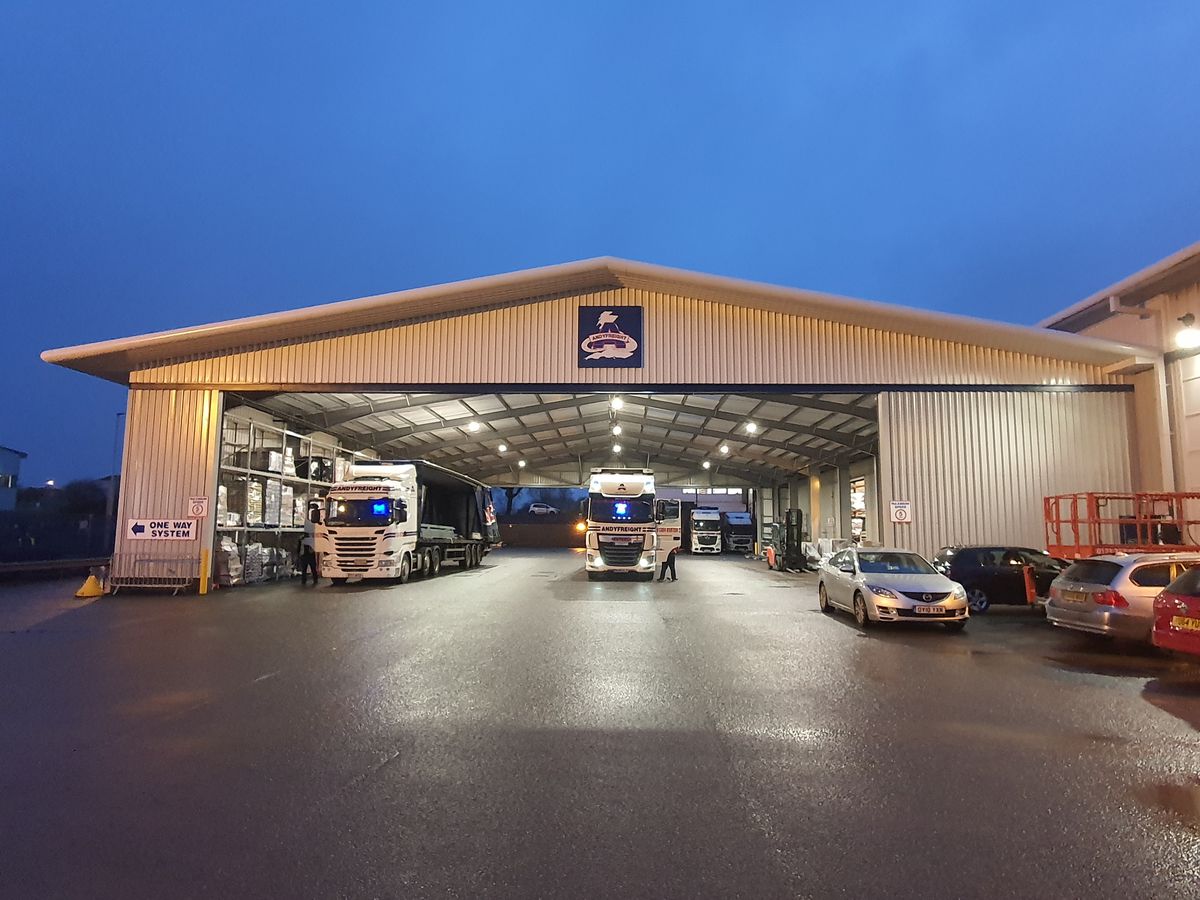 Andyfreight Site Expansion Complete